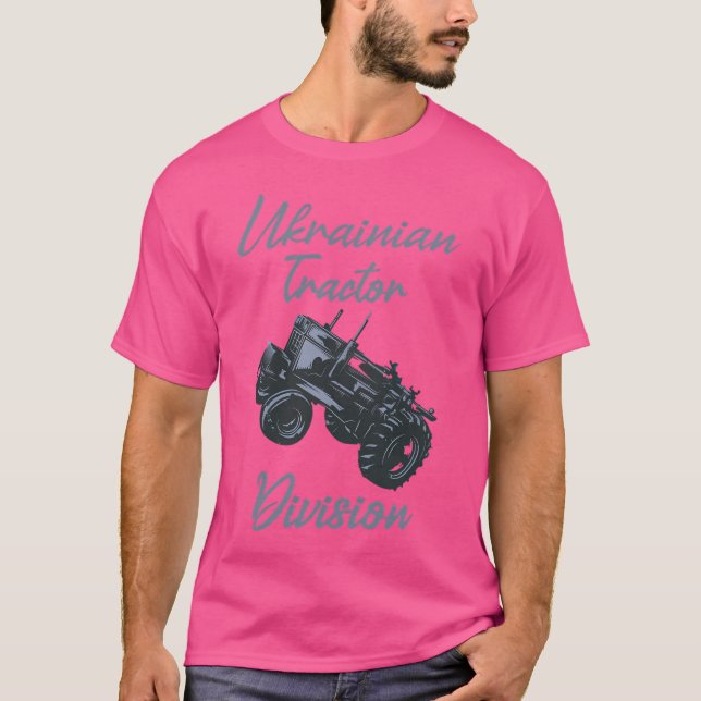 Division ukrainische Zugmaschine T-Shirt (Vorderseite)