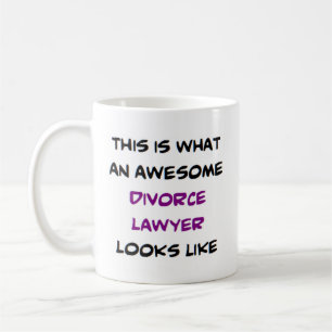 divorce lawyer, awesome kaffeetasse