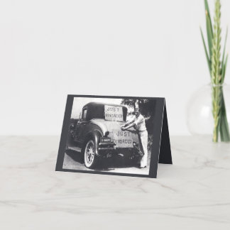 Divorcé, séparé, seul, seul, carte de voeux