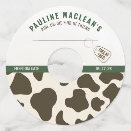 Divorce Theme Wine Glass Tag