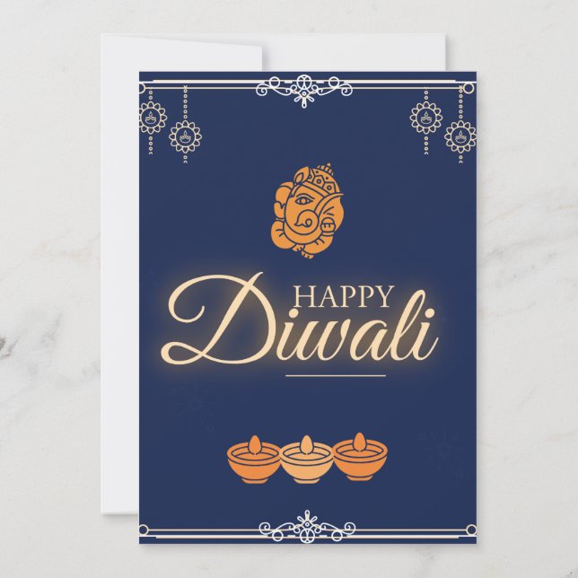 Diwali Celebration Party Einladung (Rückseite)