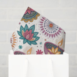 Diwali Designs und Muster Seidenpapier