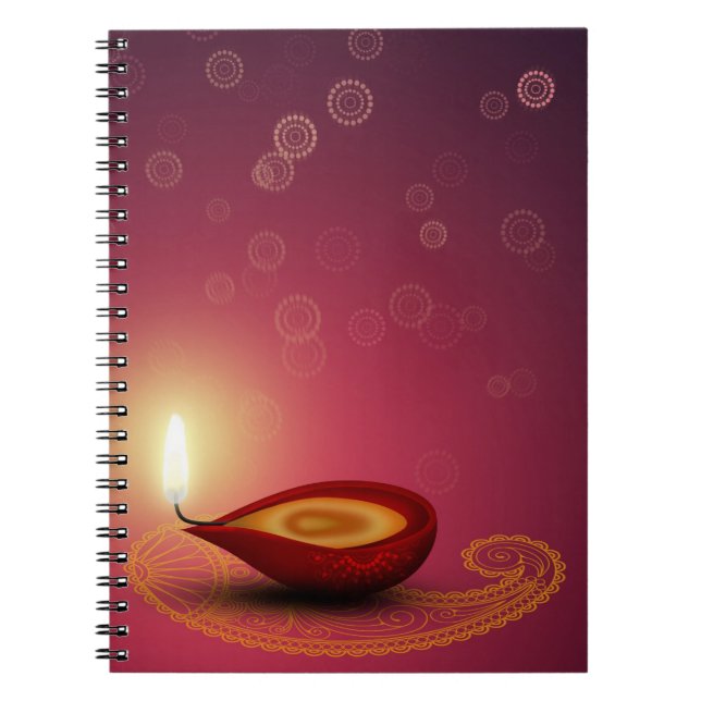 Diwali Diya - Carnet (Devant)