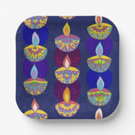 Diwali Diya Lamps Pappteller
