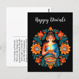 Diwali-Feier Postkarte