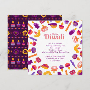 Diwali-Feierparty-Einladung Einladung