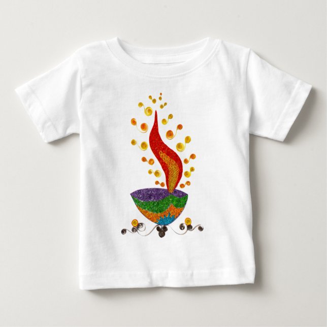 Diwali Festival 2014 Baby T-shirt (Vorderseite)