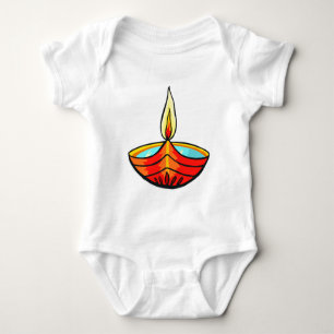 Diwali Festival-Lichter Baby Strampler
