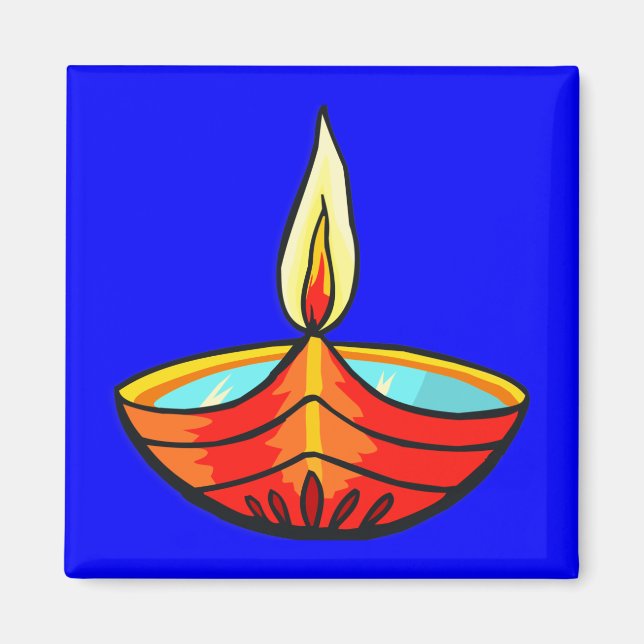 Diwali Festival - Lights Magnet (Vorne)