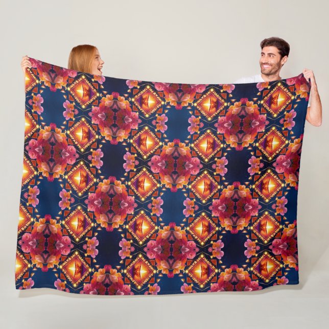 Diwali Fireworks Fleecedecke (Beispiel)