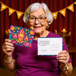 Diwali Gardens Postkarte