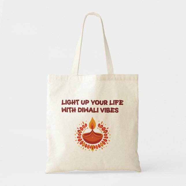 Diwali Glow - Festspieltasche Tragetasche (Vorne)