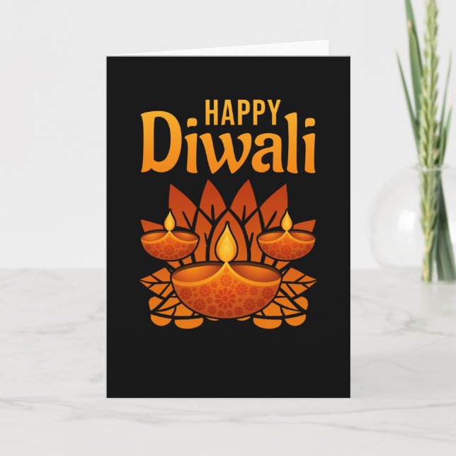 Diwali Happy Diwali Karte (Vorderseite)