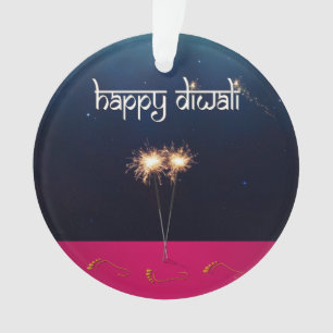Diwali heureux de scintillement - ornement
