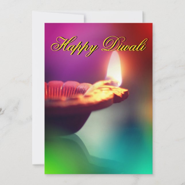 Diwali Holiday Card Feiertagskarte (Vorderseite)