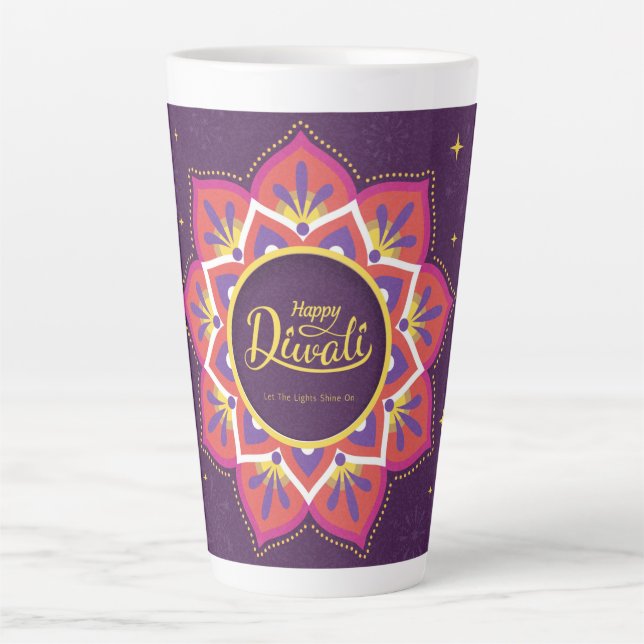 Diwali Latte Tasse (Vorderseite)