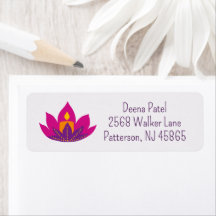 Diwali Lotus Blume Candle Adresse
