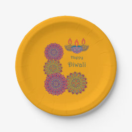 Diwali Mandalases - Saffron Pappteller