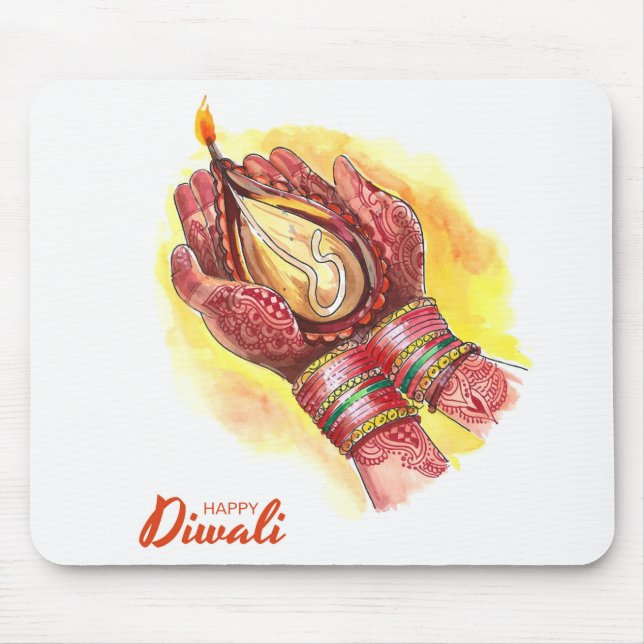 Diwali-Mauspad Mousepad (Vorne)