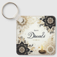 Diwali mit Elegant Floral & Diya