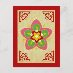 Diwali Rangoli Postkarte
