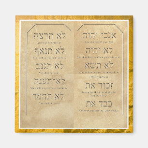 Dix Commandements Réfrigérateur Aimant 1