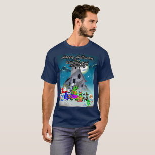 Dix Petits monstres : T-Shirt d'Halloween (Cursive
