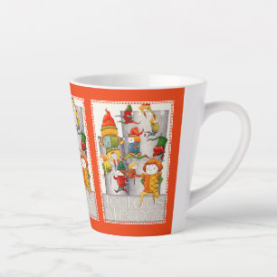 DIX SEIGNEURS QUI SAUTENT Mug à Latte - Rouge