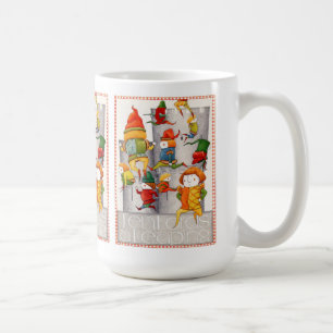 DIX SEIGNEURS SAUTANT Grande Tasse Blanche