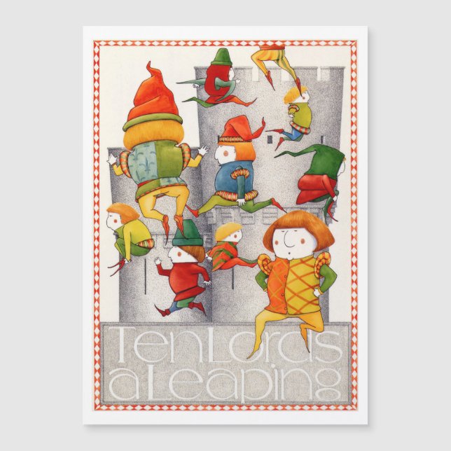 DIX SEINS UNE Carte magnétique 5 x 7 (Devant)