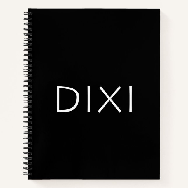Dixi Notizbuch (Vorderseite)