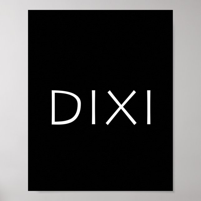Dixi Poster (Vorne)