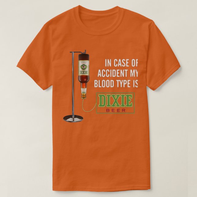DIXIE BIER brauerei faubourg T T-Shirt (Design vorne)