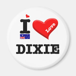 DIXIE - I-Liebe Magnet