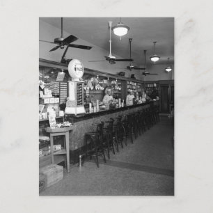 Dixie Soda Fountain, 20er Postkarte