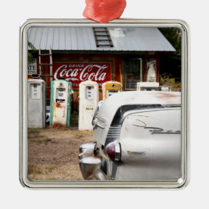 Dixon, New Mexico, Vereinigte Staaten. Oldtimer Ornament Aus Metall