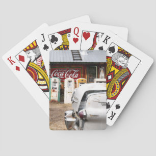 Dixon, New Mexico, Vereinigte Staaten. Oldtimer Spielkarten