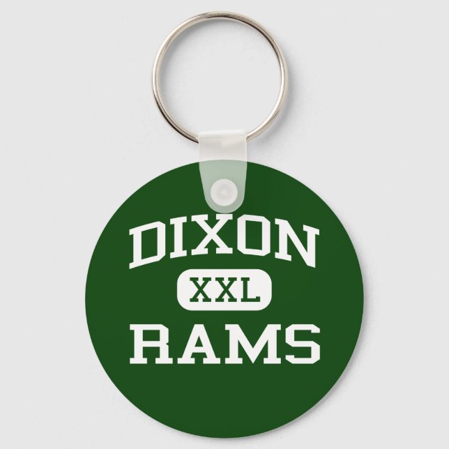 Dixon - Rams - High School - Dixon California Schlüsselanhänger (Vorderseite)