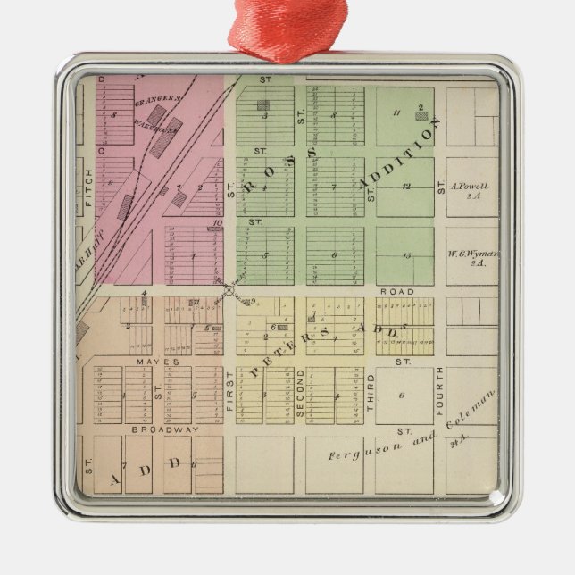 Dixon Silbernes Ornament (Vorne)