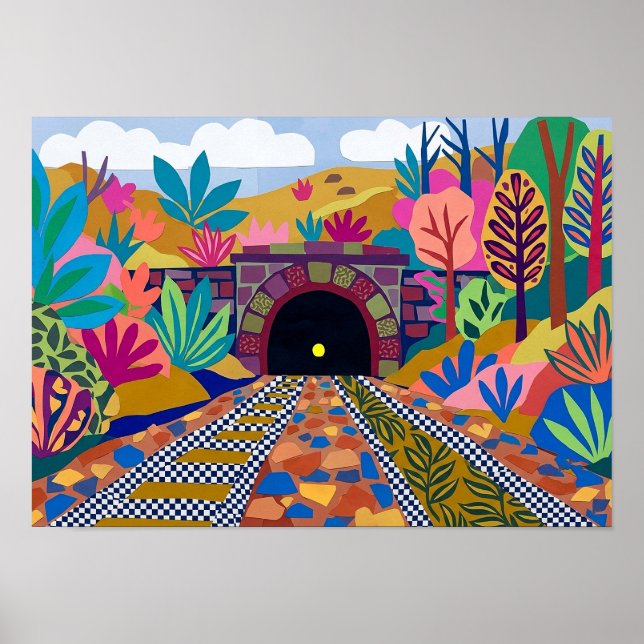 Dixy Tunnel, Sowerby Bridge Poster (Vorne)