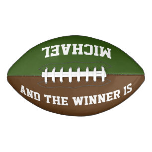 DIY - Add your only Words & Background Colors Football