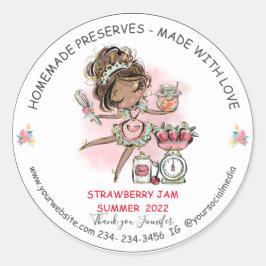 DIY bewahrt Zuhause made, danke Runder Aufkleber