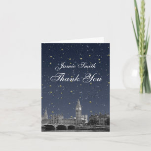DIY BG London UK Skyline Sternenhimmel Danke