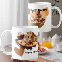 DIY Breakfast mit Hamsters Foto und Herz