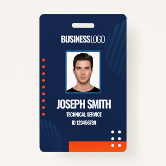 DIY Business Custom Modern Employee Foto ID Abzeic Ausweis