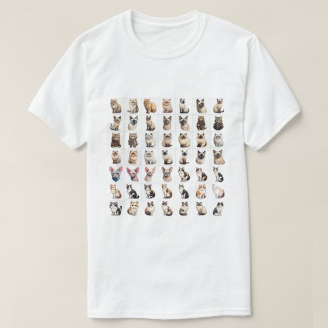 DIY Cat Teepe Projekte T-Shirt (Design vorne)