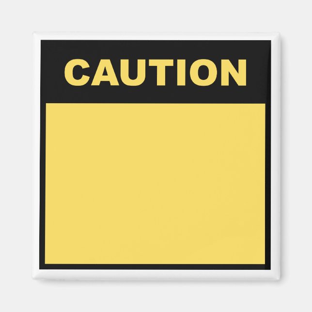 DIY Caution - Magnet ver.2 (Vorne)