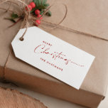 DIY CLASSIC FAMILIENNAME CALLIGRAPHY CHRISTMAS VISITENKARTE<br><div class="desc">Verabschieden Sie sich von den traditionellen Tags und rettete Geld in dieser Feriensaison. Unsere Visitenkarten-Geschenketiketten sind mit vorgedruckten Schneidlinien und Lochmarkierungen für den problemlosen Gebrauch ausgestattet. Schneide einfach entlang der Linien und stecke das Loch mit Leichtigkeit heraus. Unser charakteristisches minimales Design zeigt ein zeitloses Zitat "Frohe Weihnachten" in eleganter Kombination...</div>