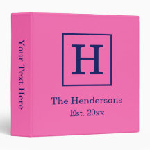 DIY Colrs Gerahmt Anfangsname Monogram SV HP Navy