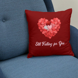 DIY Couples Valentine's Day Special Love Quote Red Kissen